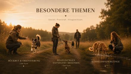 DOG`S ACADEMY - by Angela Dolma - echte Verbindung zwischen Mensch & Hund