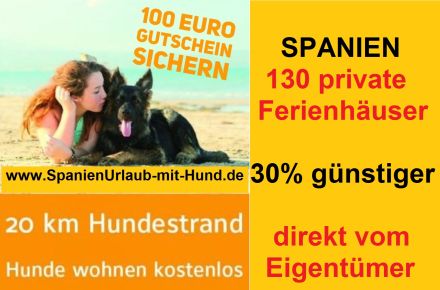 in Riumar" Spanien am 20km Hundestrand