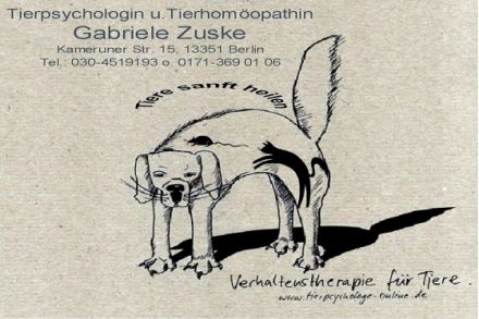 Tierhomöopathie u. Verhaltenstherapie für Tiere G.Zuske Berlin