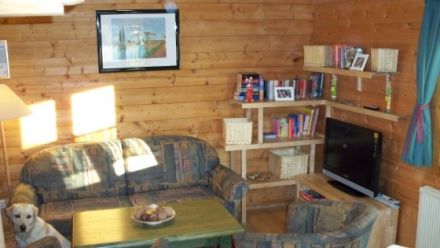 Urlaub mit Hund im Blockhaus Hedwig