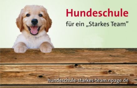 Hundeschule für ein "Starkes Team"