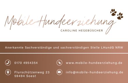 Mobile-Hundeerziehung ->Anerkannte Sachverständige
