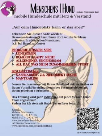 Menschens | Hund - Hundeschule mit Herz & Verstand