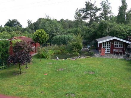 Vier-Pfoten Ferienhaus direkt am Haddorfer See