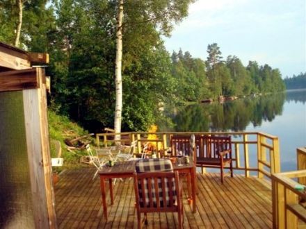 Ferienhaus in Schweden mit Seeblick