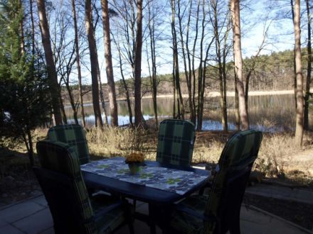 Ferienhaus mit Boot am Rochowsee