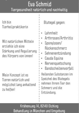 Tierheilpraktikerin Eva Schmid