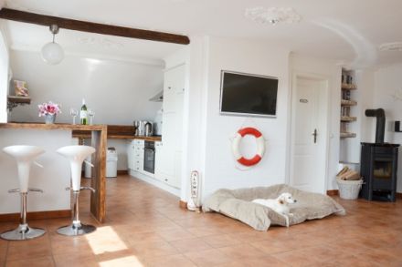 Ostsee-Fewo Hundeglück Family, Garten + 180cm Zaun