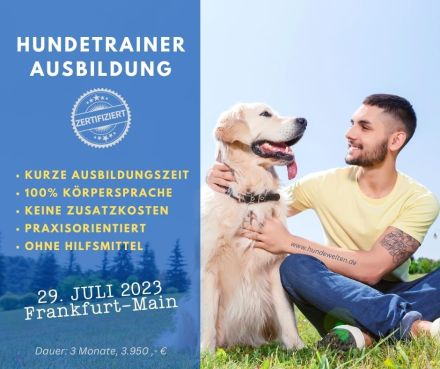 Ausbildung zert Hundetrainer nach SDTS Fachrichtung Problemtherapie