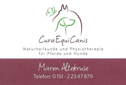 CuraEquiCanis - Naturheilkunde und Physiotherapie für Pferde und Hunde - Maren Altekruse