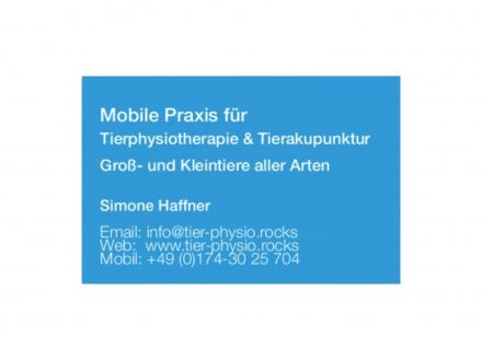Paw Power - Simone Haffner - Tierphysiotherapie und Tierakupunktur in Berlin