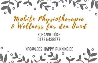 Tierphysiotherapie Leo's Happy Running/Susanne Lüke