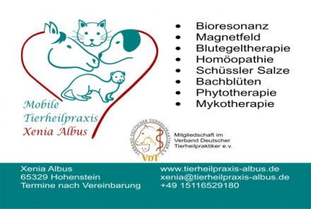 Mobile Tierheilpraxis Xenia Albus
