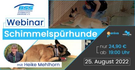 WEBINAR (online) - Schimmelspürhunde Ausbildung