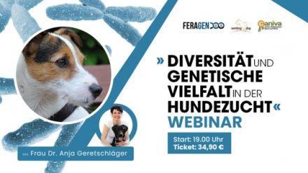 WEBINAR (online) - Genetische Diversität in der Hundezucht