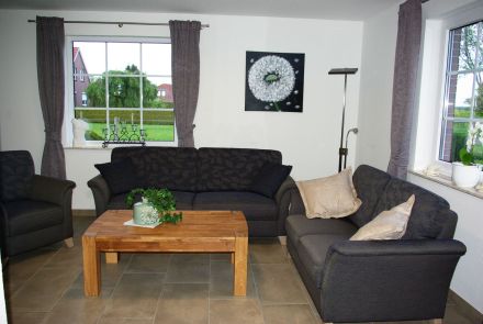 Ferienhaus Friesenaue in Ostfriesland, wo Hunde gerne Urlaub machen, Listenhunde sind willkommen