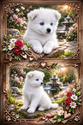 Samojede Husky Welpen