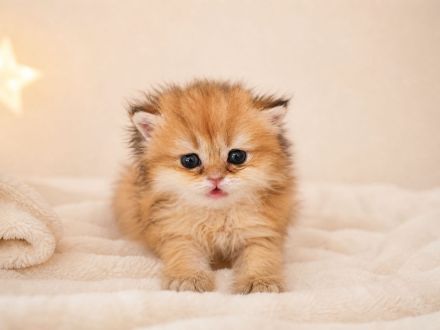 Britisch BKH BLH Kitten golden mit Stammbaum