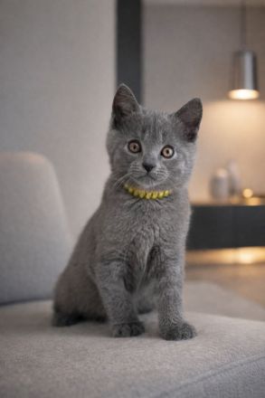 Chartreux (Kartäuser) -Kätzchen