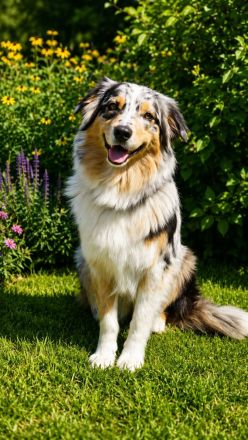 zauberhafte Australian Shepherd Mädchen