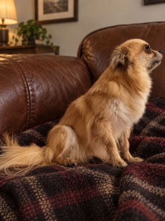 Liebevolle Langhaar-Chihuahua-Hündin Lulu sucht ein neues Zuhause