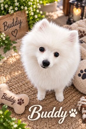 Japan Spitz - Pomsky Designer-Hunde kleine Glücklichmacher suchen ihr Zuhause