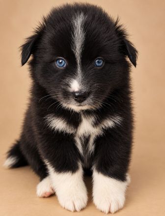 Niedliche Mini-Husky (Pomsky) Mädchen