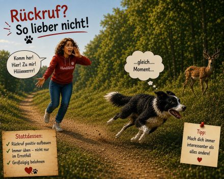 Rückruf Hund, 6 Tage, mittwochs 17Uhr, WF