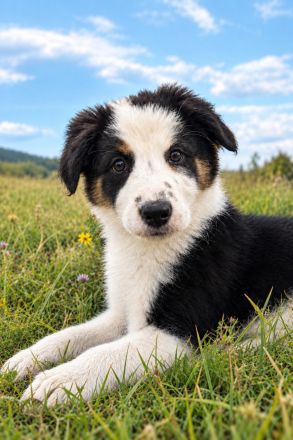 Reinrassige Border Collie Hündin sucht noch zu Hause