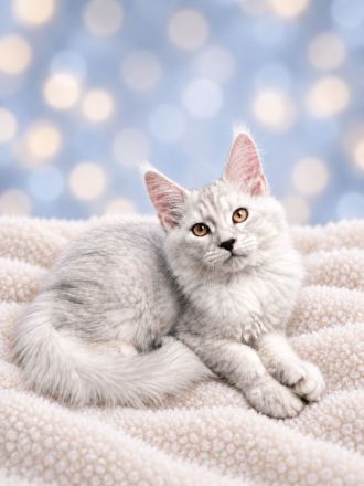 Maine Coon Kitten Ahri & Ghost – Silver Shell mit Stammbaum