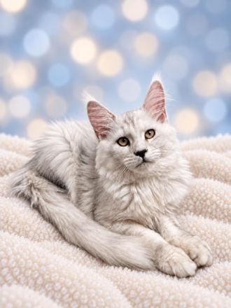 Maine Coon Kitten Ahri & Ghost – Silver Shell mit Stammbaum