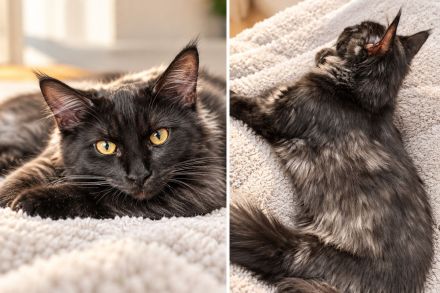 Siam Maine Coon Kitten