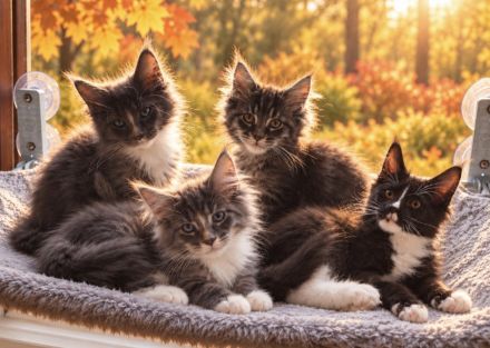 Wunderschöne Maine-Coon-Kater mit Stammbaum