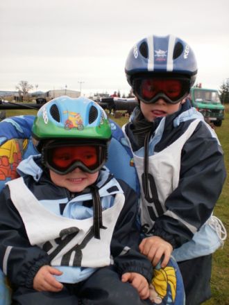 Schlittenhunderennen in Halle-Dieskau