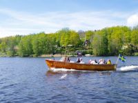 Ferienhaus mit Kamin & tollem Ausblick am See Bunn
