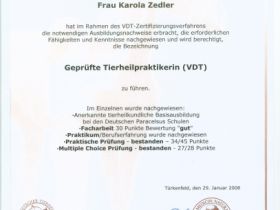 Tierpraxis für Naturheilkunde Karola Zedler