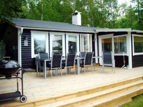 Ferienhaus in Schweden mit Seeblick