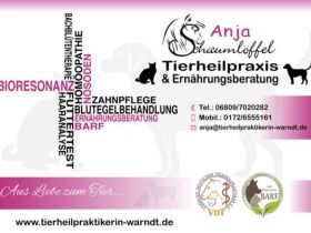 Tierheilpraxis + Ernährungsberatung  BARF  Anja Schaumlöffel