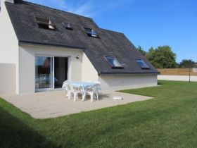 Frankreich, Bretagne. Traumhaus mit eingezäunten Garten 800 m2. Ideal Urlaub am Strand mit Hund