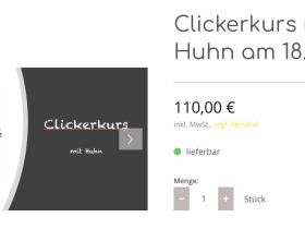 Clickerkurs mit Huhn am 18.05.2024 in München / Grasbrunn