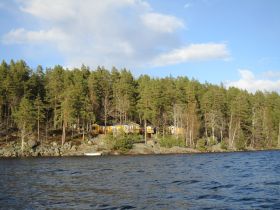 Urlaub in Süd-Schweden , Ferienhaus mit Boot direkt am See, Alleinlage ohne Nachbarn