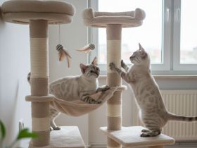 Bengal kitten kater snow weiß