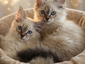 2 Heilige Birma Kitten Freigänger Kater + Katze Abholbereit