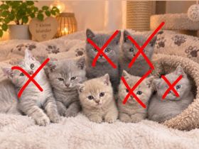 7 süße kitten suchen ein Zuhause