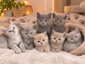 7 süße kitten suchen ein Zuhause